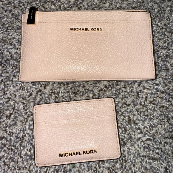 Michael Kors blush pink wallet set - Picture 1 of 6